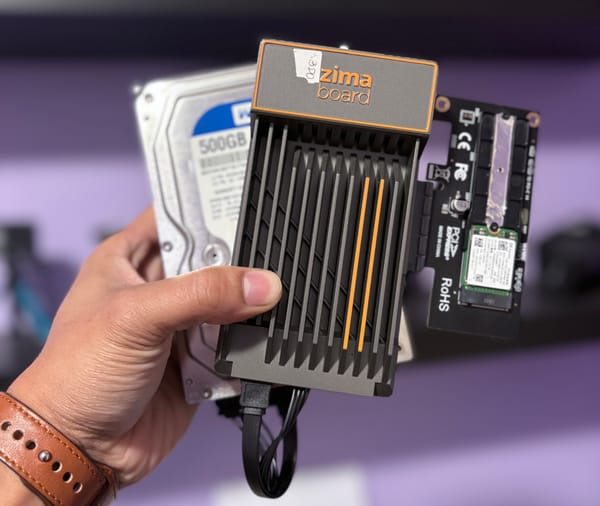 How I Turned My ZimaBoard Into a Powerful Home Server (Using PCIe NVMe + 500GB SATA HDD)